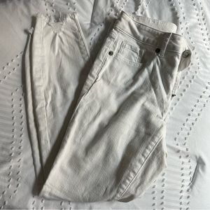 LOFT CURVY SKINNY CROP JEANS